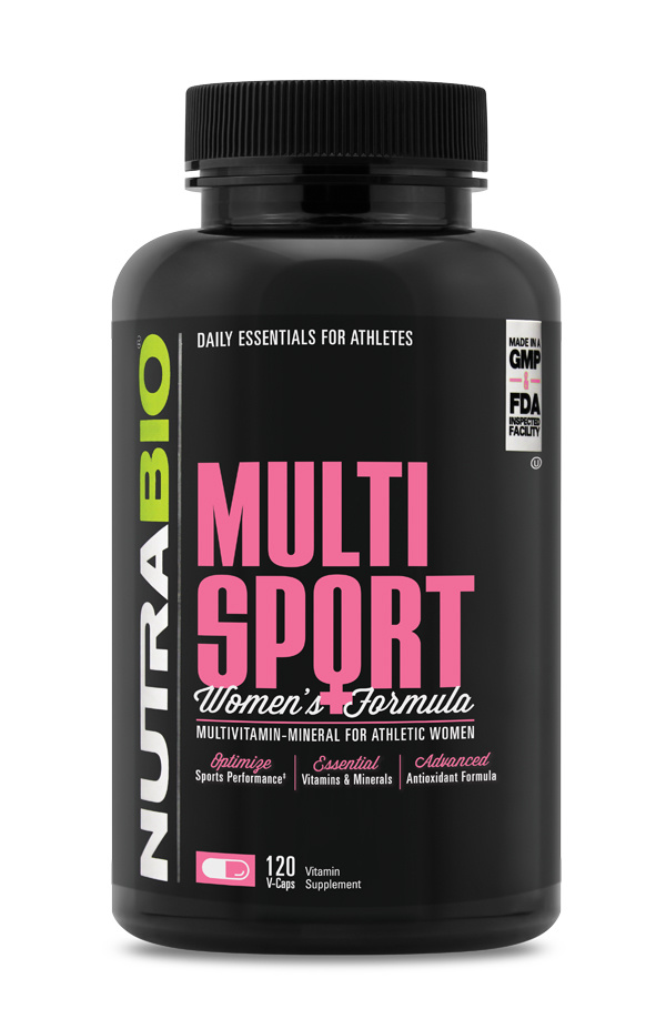 NutraBio Multi Sport Women's Multivitamin 120 VC Discount Nutrition