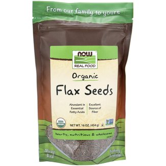 Now Foods Flax Seed Organic Meal 1 Lb