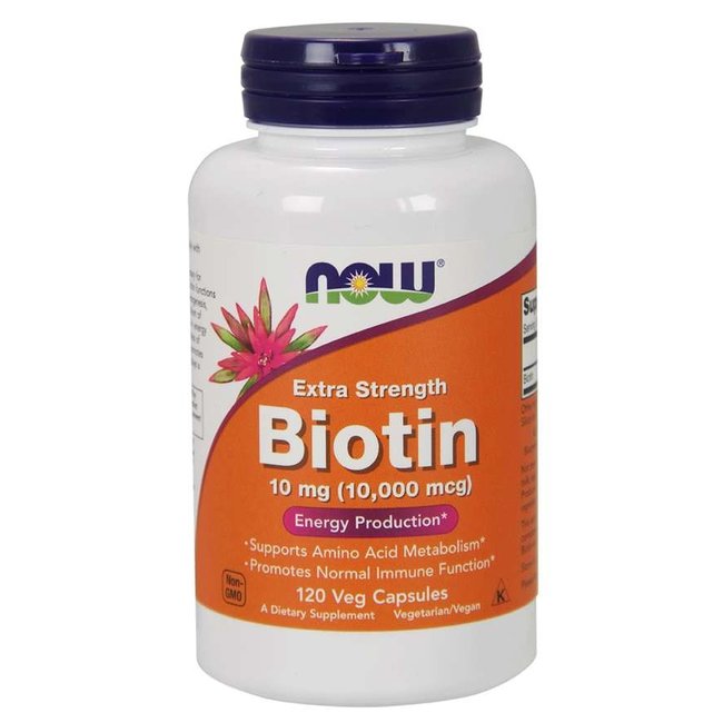 Now Foods Biotin 10,000Mcg Extra Strength 120 Veg Cap