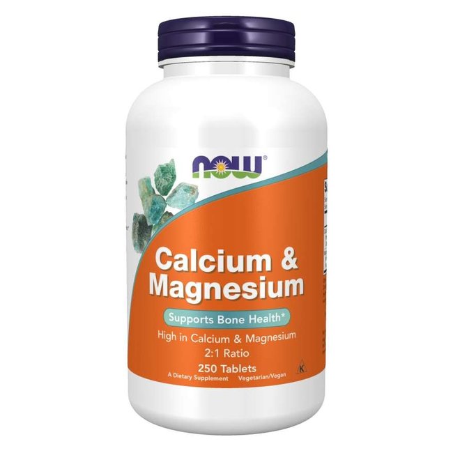 Now Foods Calcium & Magnesium 250 Tablets