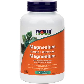 Now Foods Magnesium Citrate 90 Softgels