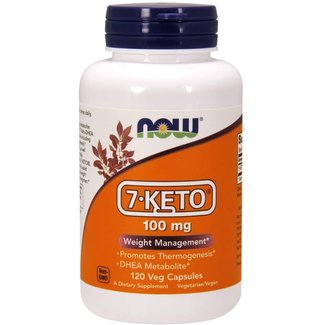 Now Foods 7-KETO® 100 mg w/ 120 Veg Capsules