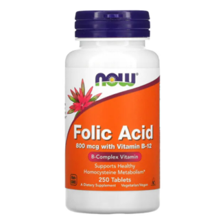 Now Foods Folic Acid 250 Tablets