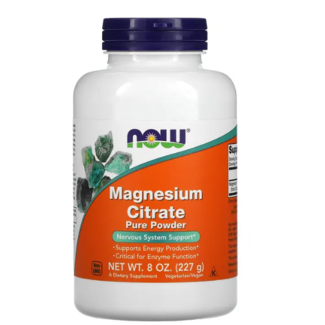 Now Foods Magnesium Citrate Powder 8 oz