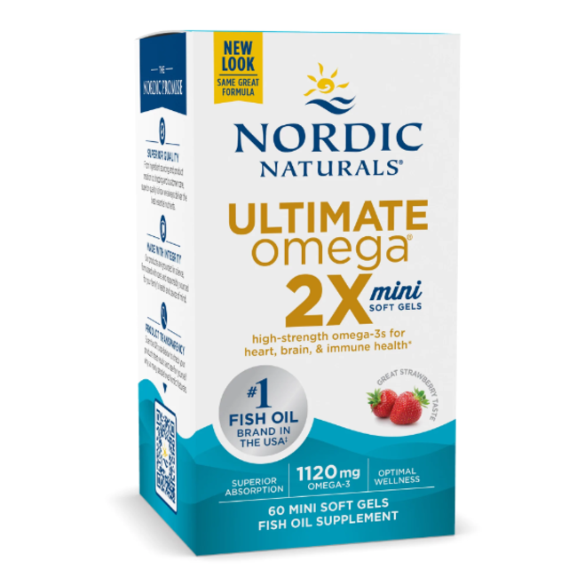 Nordic Naturals Ultimate Omega-3 Fish Oil Supplement Softgels