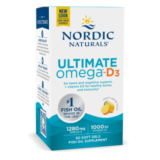 Nordic Naturals Ultimate Omega-D3 60 Softgels
