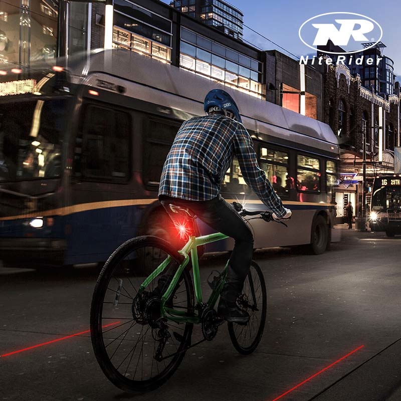 Sentinel 250 Bike Taillight with Laser Lanes