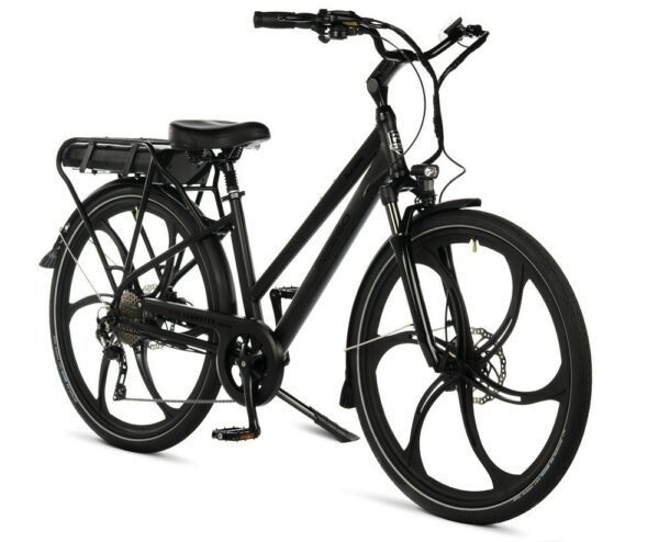 City Commuter Step-Thru 28" P749 BLACK Edition with Mag Wheels