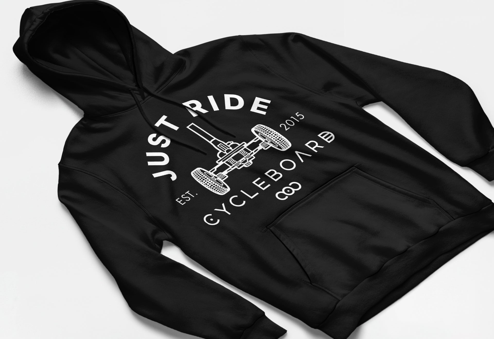 Just Ride Hoodie, Black