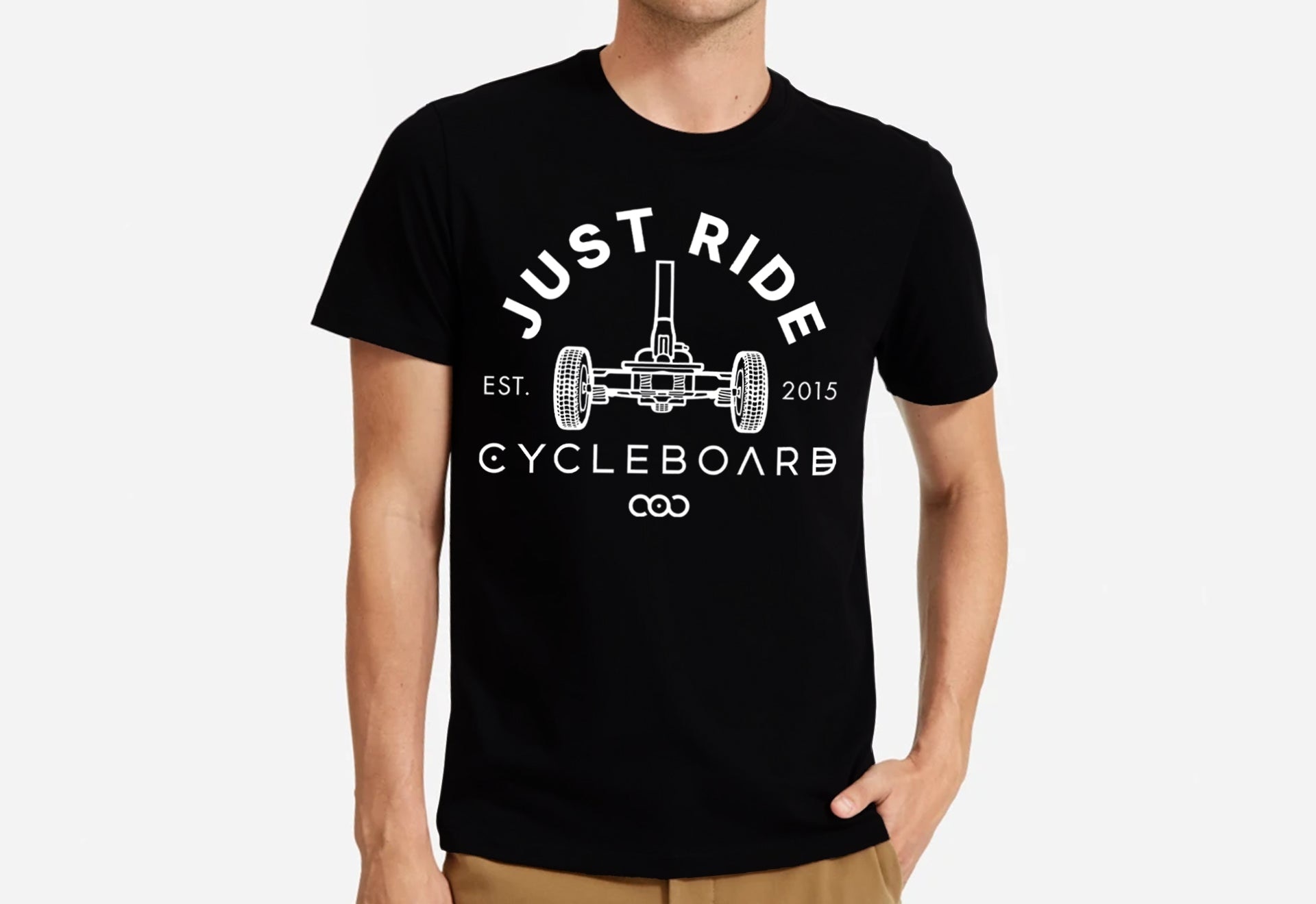 Just Ride Short Sleeve T-Shirt, Black