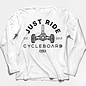 Just Ride Long Sleeve Shirt, White