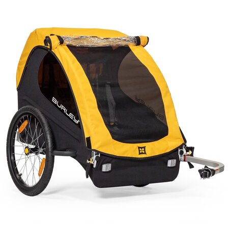 Bee Double Child Trailer, Yellow