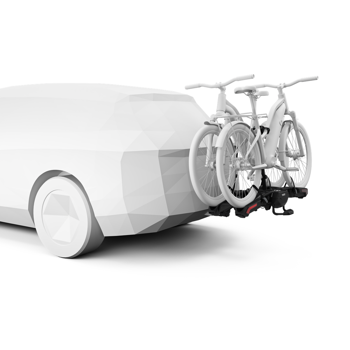 Epos 2 Hitch Mounted Bike Carrier - Black/Silver