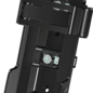 Folding Lock - Bordo Big Alarm 6000K - Extra Long Length 3.9´- 5mm Steel Links - 6000/120 SH Black - 120cm Length / 3.9" 5mm Steel Plates
