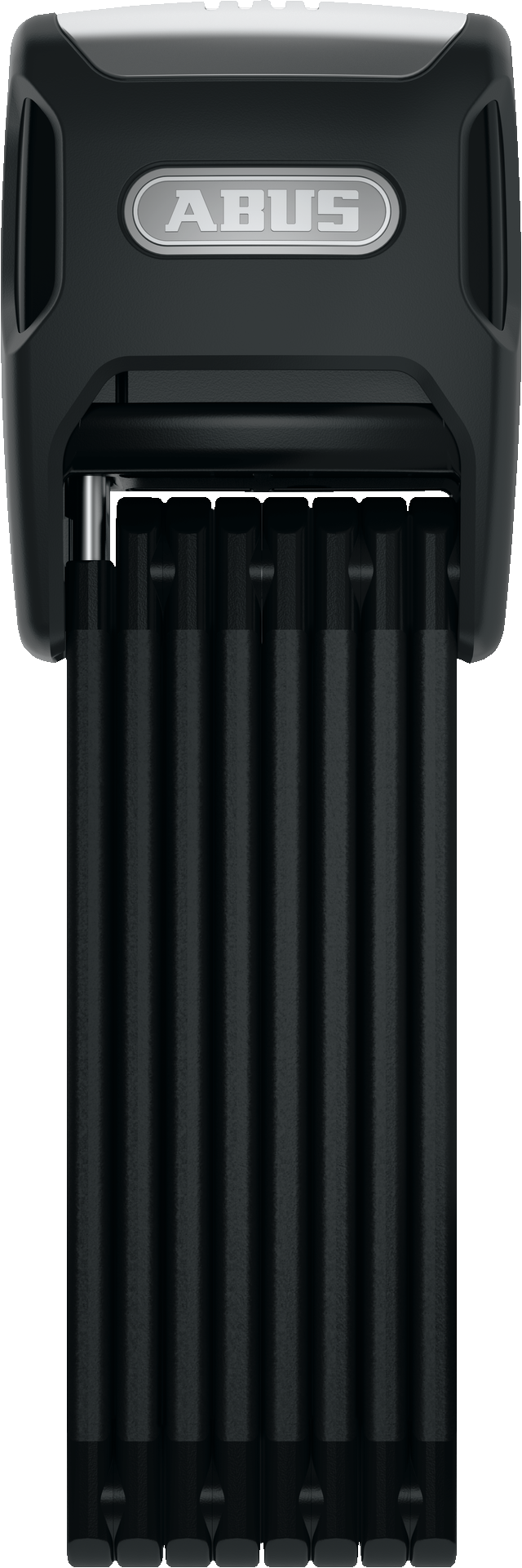 Folding Lock - Bordo Big Alarm 6000K - Extra Long Length 3.9´- 5mm Steel Links - 6000/120 SH Black - 120cm Length / 3.9" 5mm Steel Plates