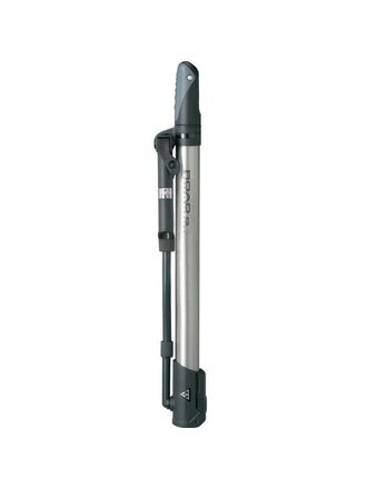 Topeak Road Morph G Frame Pump - Includes Gauge, Silver/Black