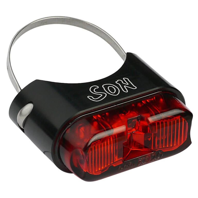 Schmidt Schmidt Taillight for Seatpost, Black Anodized with red lens