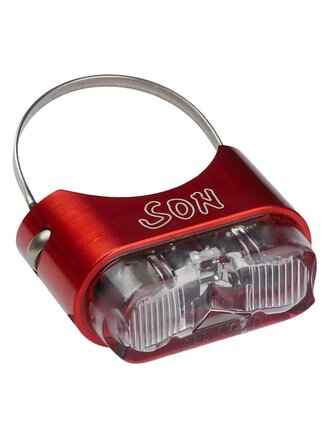 Schmidt Schmidt tl SON Seatpost RED, clear lens