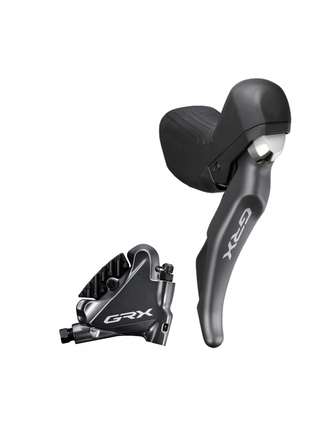 Shimano GRX ST-RX810 2 x 11-Speed Left Drop-Bar Shifter/Hydraulic Brake Lever with BR-RX810 Flat Mount Caliper 1000mm Hose