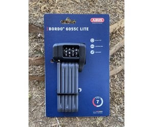 Abus BORDO Lite Mini 6055C/60 Folding Lock - Combination, 2', 5mm