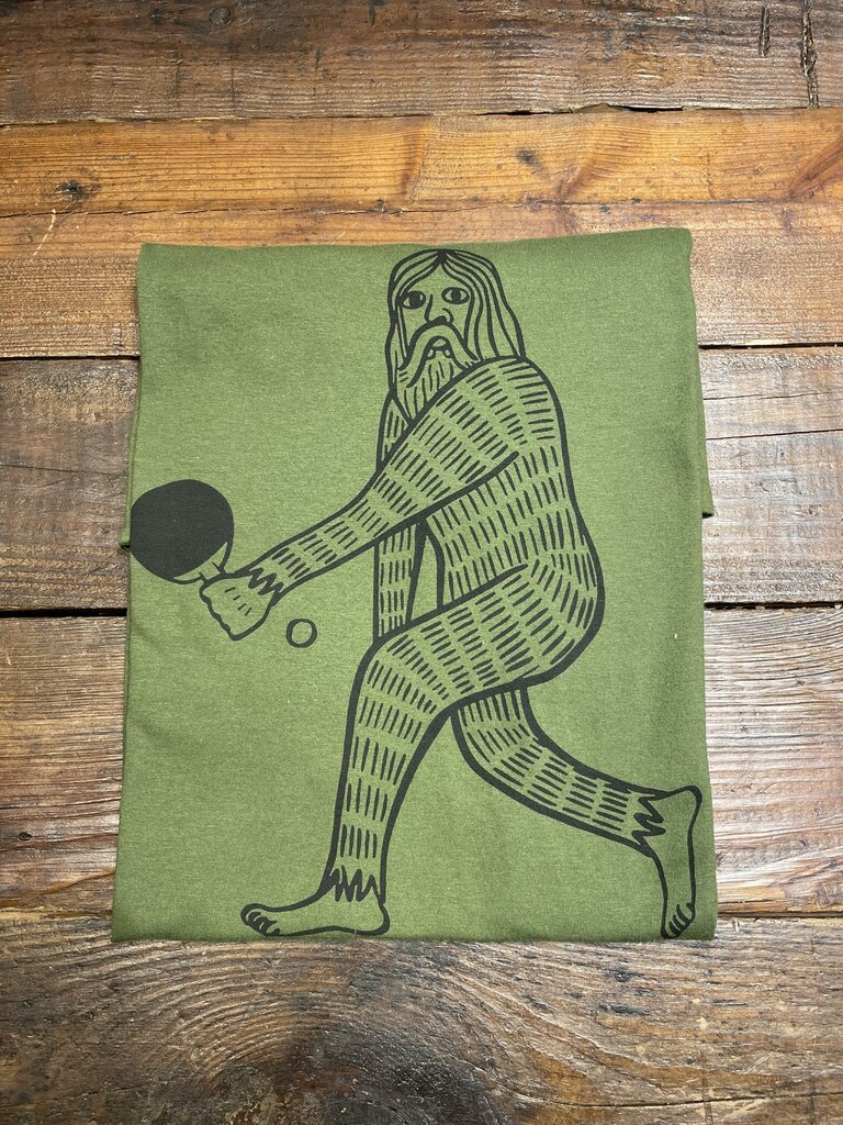 Journeyman's Journeyman's Ping Pong Bigfoot T-Shirt Olive