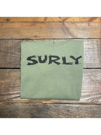 Surly Surly Logo Women's T-Shirt: Green LG