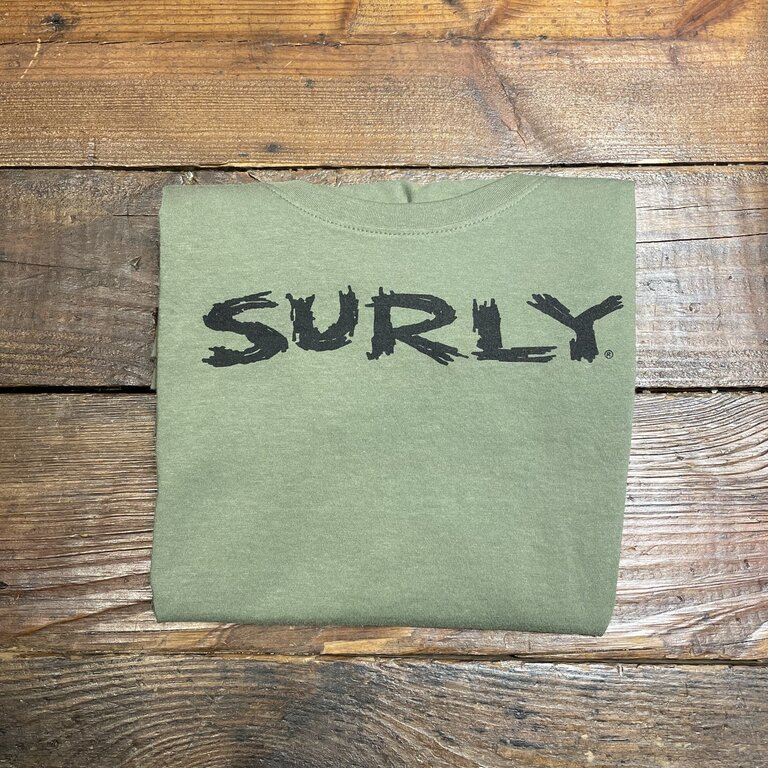 Surly Surly Logo Women's T-Shirt: Green LG