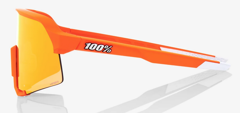 100 Percent 100% S3 Sunglasses - Neon Orange, HiPER RedMultilayer Lens