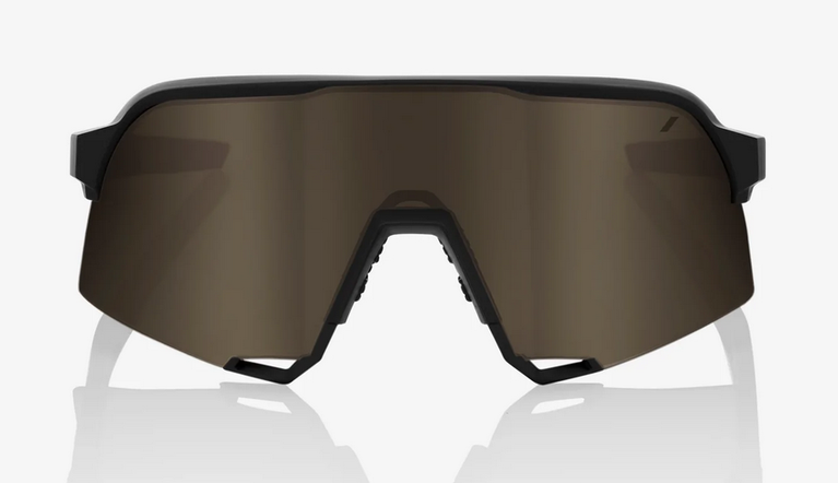 100 Percent 100% S3 Sunglasses - Soft Tact Black, Soft Gold Mirror Lens