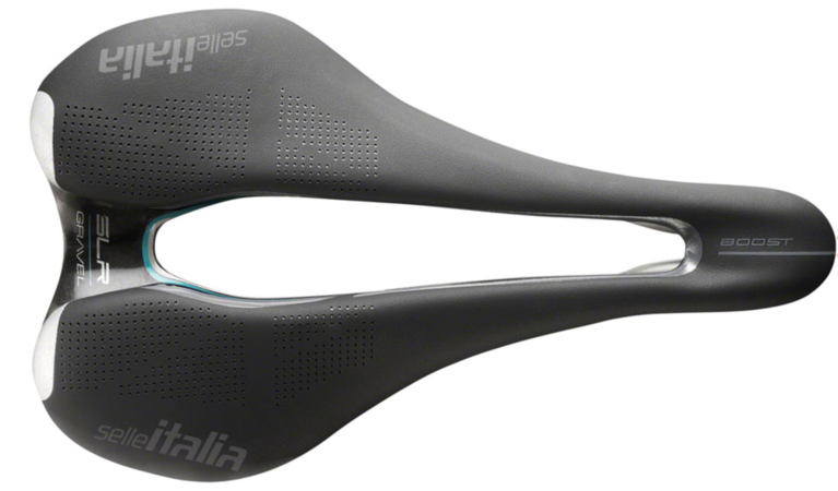 Selle Italia SLR Boost Gravel Superflow Saddle - Titanium, Black, L3