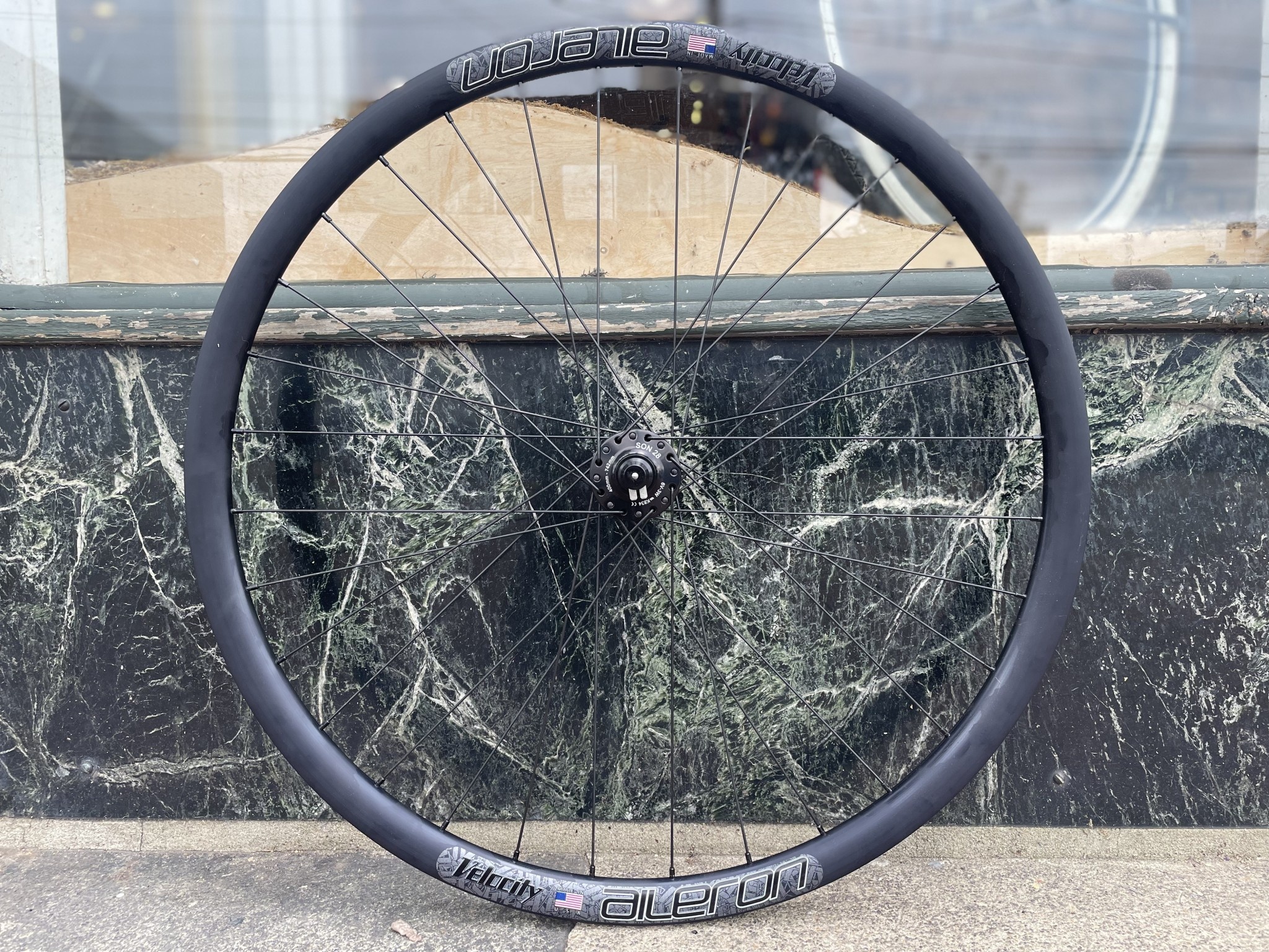 Dynamo Front Wheel - Velocity Aileron rim, Schmidt SON 28 hub