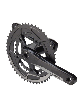 SRAM Rival 22 Crankset - 170mm 11-Speed 50/34t 110 BCD GXP Spindle Interface Black SRAM Rival 22 Crankset - 170mm 11-Speed 50/34t 110 BCD GXP Spindle Interface Black