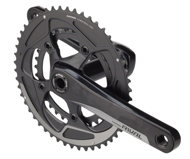 SRAM Rival 22 Crankset - 170mm 11-Speed 50/34t 110 BCD GXP Spindle Interface Black