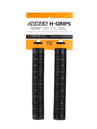 Jones Jones Kraton H-Grips - Black, 205mm for 710mm H-Bar