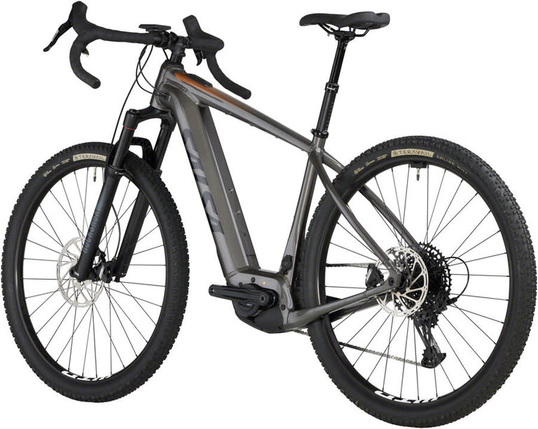 Salsa Tributary Apex 1 Front Suspension Ebike - Charcoal