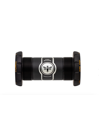 Chris King Chris King Threadfit 30 BB TT Black and Gold,Fit Kit#1 Dub A