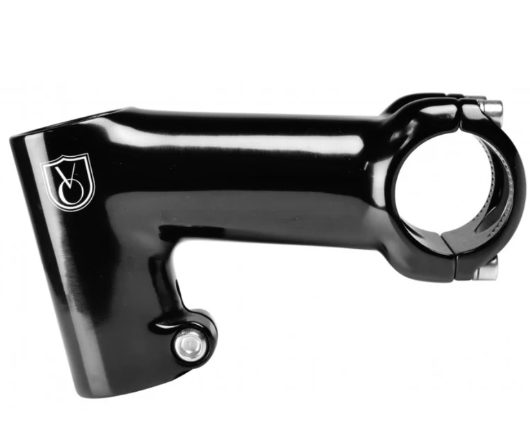 Velo Orange Velo Orange Tall-Stack Stem - 80mm, 31.8 Clamp, -17, 1 1/8", Aluminum, Black