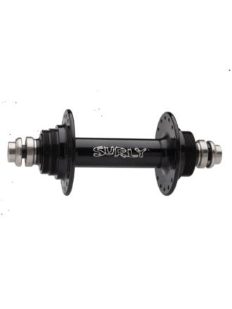 Surly Surly Ultra New Rear Hub - Threaded x 130mm, Rim Brake, Fixed/Free, Black, 32H