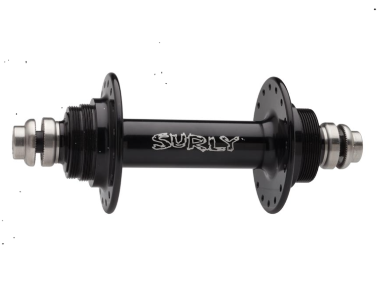 Surly Surly Ultra New Rear Hub - Threaded x 130mm, Rim Brake, Fixed/Free, Black, 32H