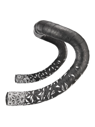 Supacaz Super Sticky Kush Bar Tape - Starfade Black and White