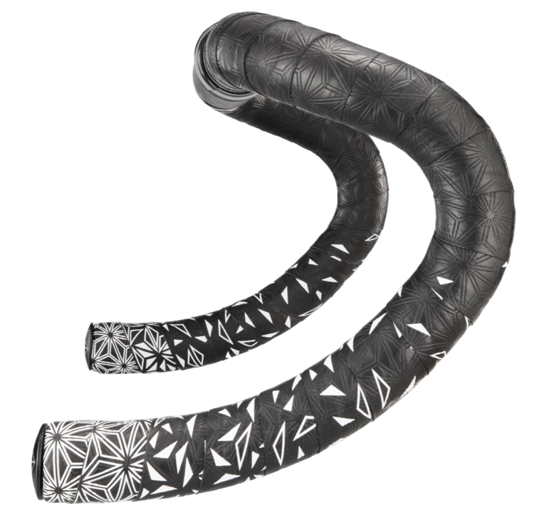Supacaz Super Sticky Kush Bar Tape - Starfade Black and White