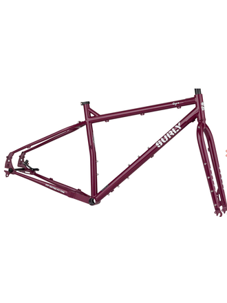 Surly Surly Ogre Frameset - 29", Steel, Fermented Plum, Medium