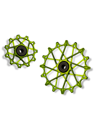 Garbaruk Garbaruk Rear Derailleur Pulleys for Shimano 11spd w/ Garbaruk Cage - 11t + 16t