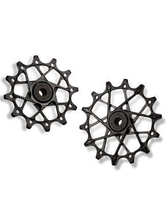 Garbaruk Garbaruk Rear Derailleur Pulleys for SRAM 11/12 w/ Garbaruk Cage - 12t + 16t - Black