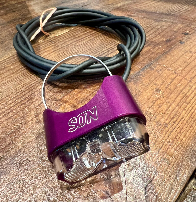Schmidt Schmidt Seatpost Dynamo Taillight - Purple