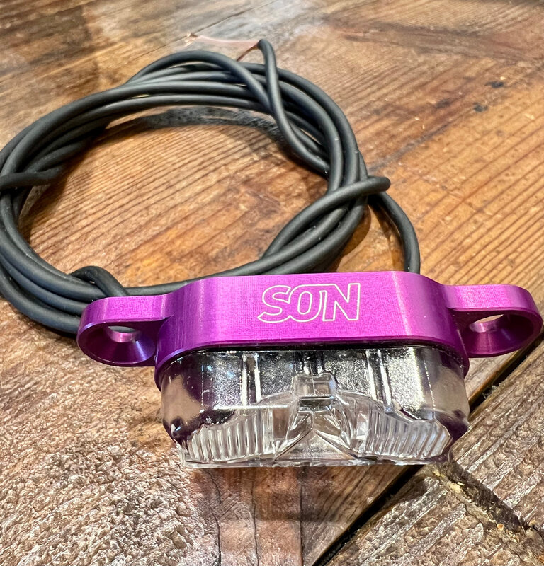 Schmidt Schmidt Dynamo Rack Light - Purple, 50mm