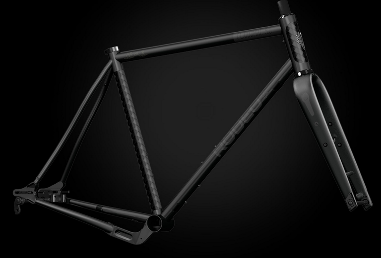 Rodeo Labs Rodeo Labs Flaanimal 5.0 Frameset - Naked w/ Black decals - 56cm