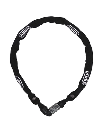 Abus Abus, 1200 Web, Chain Lock, Combo, 4mm, 60cm, 2', Black