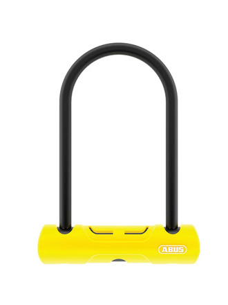 Abus Abus, 402  U-Lock, Key, 5.9''x6.3''  10mm, Yellow