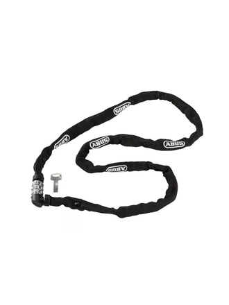 Abus Abus, 1200 Web, Chain Lock, Combo, 4mm, 110cm, 3.6', Black